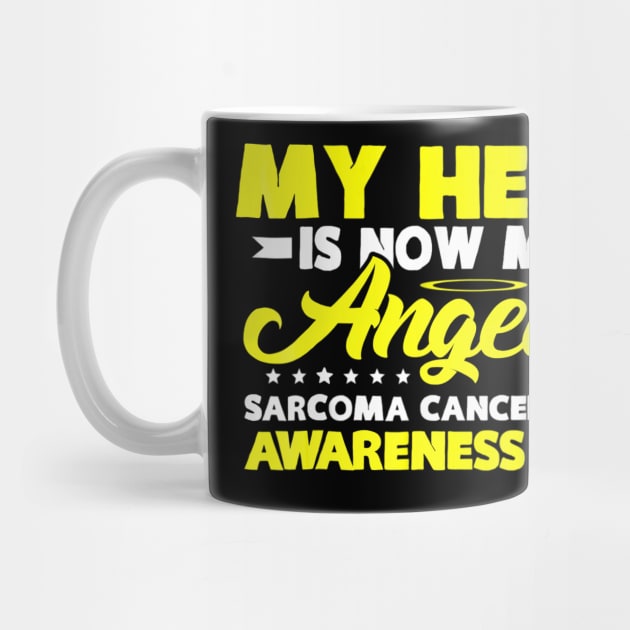 Sarcoma cancer shirt Wear Yellow ribbon for my hero gifts by ChristianCrecenzio